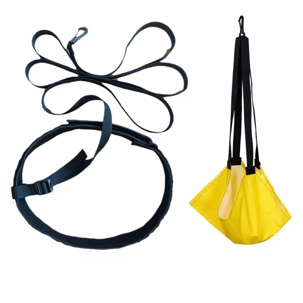 H35a34f0372e34cb7922602014b68e992k Factory Price Waterproof Swimming Parachute with Harness for Swimming Training