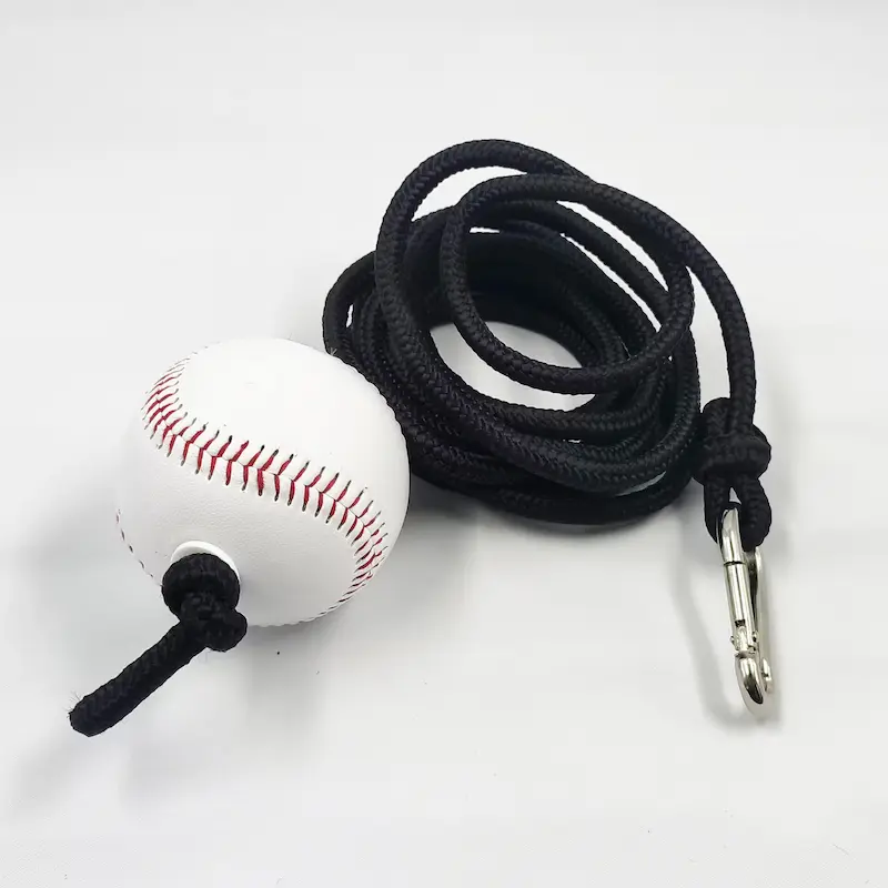 H80197d816f6c4feb9cda37e2a691a87dk Durable Black Baseball Resistance Bands with Metal D-Rings for Baseball and Softball