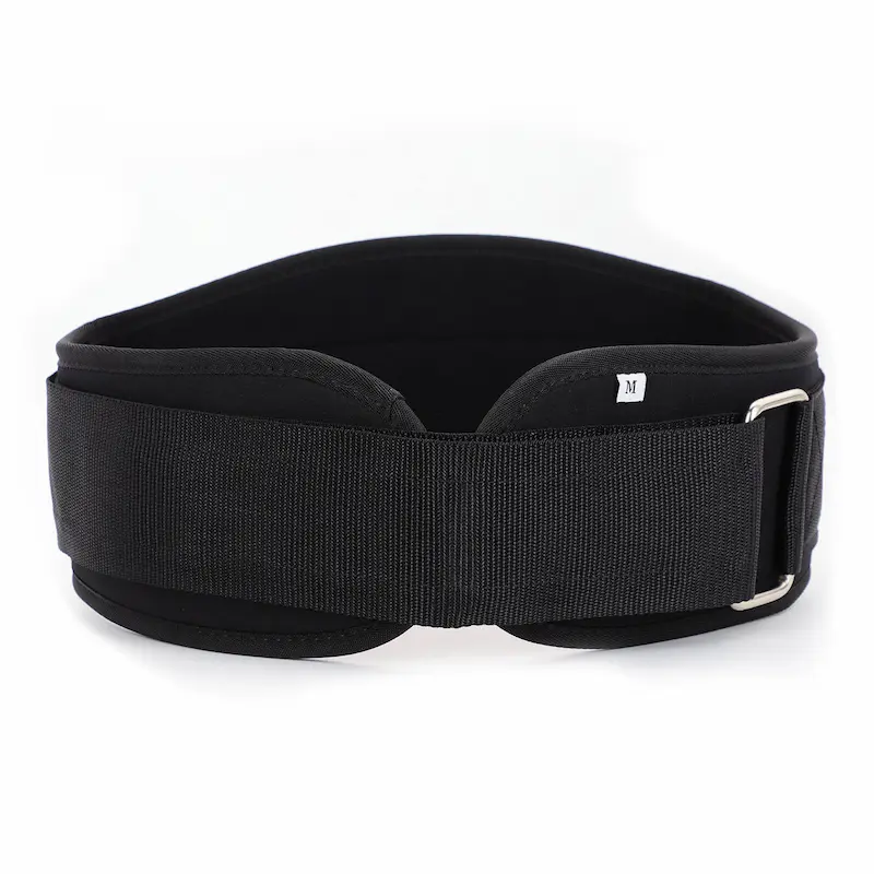 Hffa8b1856124471891b1bf9799594dc4H EVA Padded Weightlifting Belt Stainless Steel Buckle Squat Belt